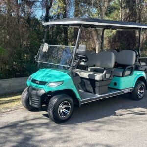Better Than New Custom Club Car Seafoam 6 Passenger Golf Cart