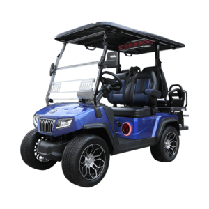 2024 Evolution Classic 2 Plus- Street Legal Golf Cart – Mediterranean Blue