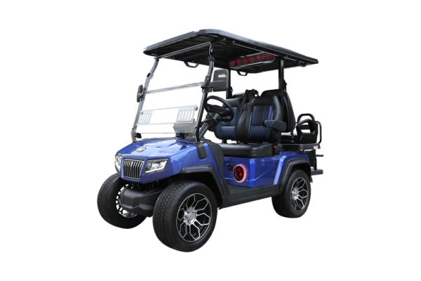 2024 Evolution Classic 2 Plus- Street Legal Golf Cart – Mediterranean Blue